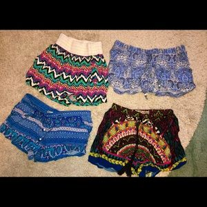 NWOT flowy printed shorts bundle!